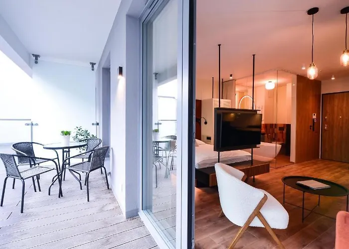 Citystay Modernistyczny Z Tarasem W Centrum Gdyni Apartmán *